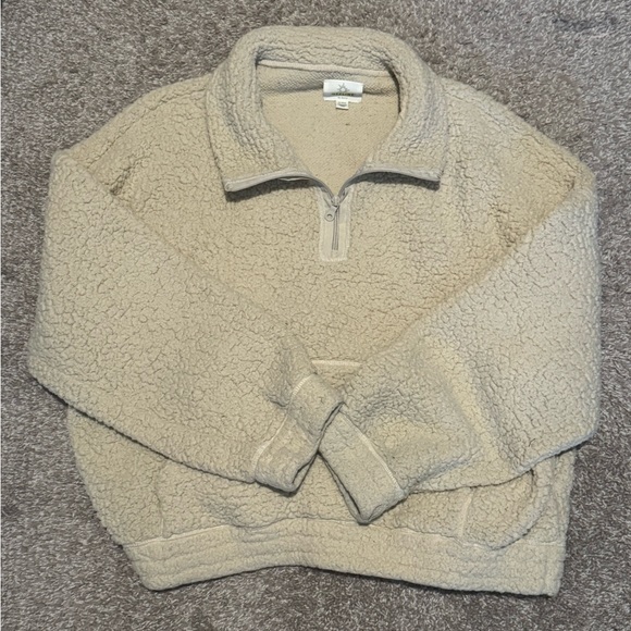 Aerie Offline Sherpa quarter zip sweatshirt - Picture 1 of 2